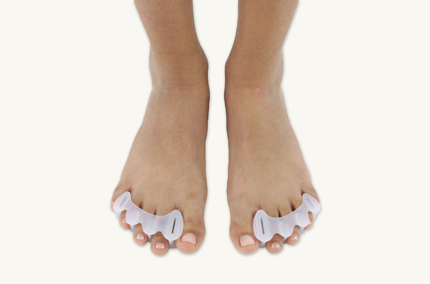 Correct Toes -varvasspacerit kohdistavat varpaat ja auttavat vaivaisenluun korjauksessa